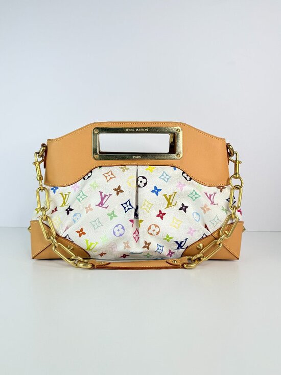 Louis Vuitton Handbags - louis vuitton judy handbag monogram multicolor white